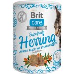 Brit Care Snack Superfruits Herring Dospělé, sterilizované kočky 100 g – Zboží Mobilmania