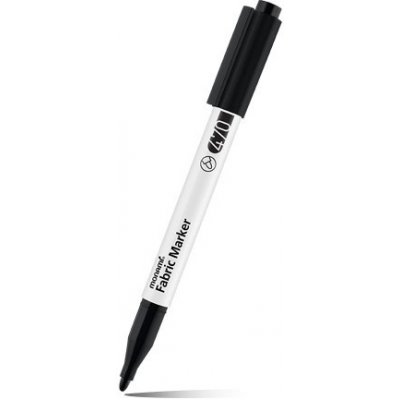 Fix na textil Monami Fabric Marker Fine 1,3 mm černá – Zboží Mobilmania