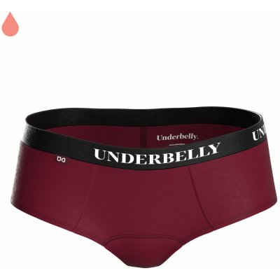 Underbelly menstruační kalhotky LOWEE bordó černá z polyamidu Pro velmi slabou menstruaci – Hledejceny.cz