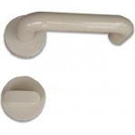 Holar klika plastová H02, WC klička dělená bílá – Zboží Mobilmania