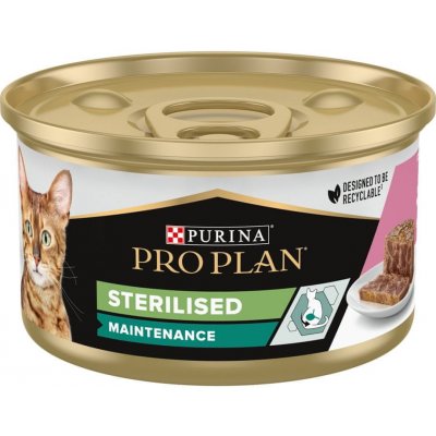 Pro Plan Cat Sterilised tuňák losos v paštice 24 x 85 g