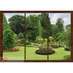 AG design FTS-1314 Papírová fototapeta Window in garden rozměry 360 x 254 cm – Zboží Dáma