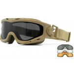 Brýle Wiley X taktické Spear Dual Lens sada 3 skla Tan rám – Zboží Dáma