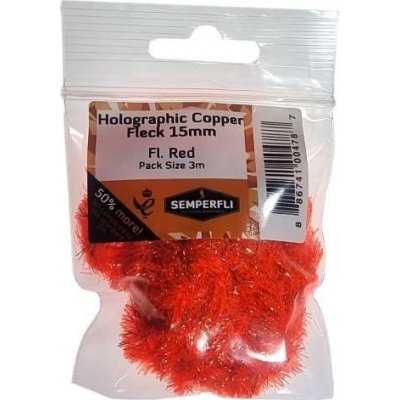 Semperfli Šenylka Copper Tinsel Fleck Large Fl Red 15mm – Hledejceny.cz