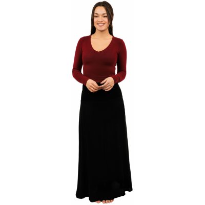 Himalife dlouhá sukně Plain černá – Zboží Dáma