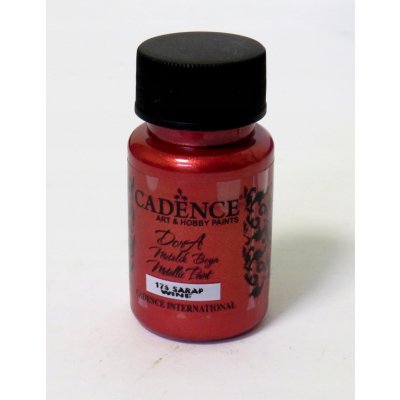 Metalická akrylová Cadence Dora Metalic vínová / 50 ml – Zboží Dáma