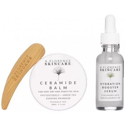 A. Florence Rebuilding The Hydrolipid Barrier Set Sada obnovující hydrolipidovou bariéru Hydration Booster Serum 30 ml + Ceramide Balm 30 ml dárková sada