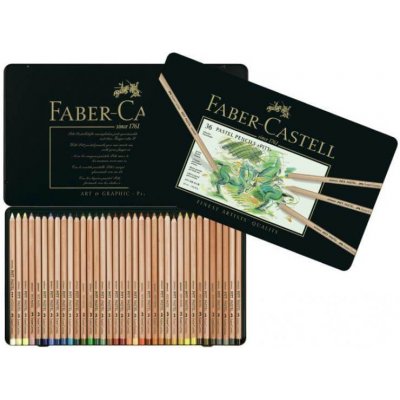 Faber-Castell Umělecké pastely Pitt Pastel plechová krabička 36 ks 112136 – Hledejceny.cz