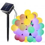 DZL Solární světelný řetěz 40 LED Firefly koule různé barvy Barva: Studená bílá – Hledejceny.cz