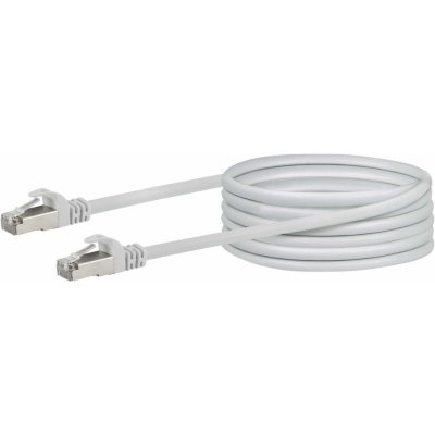 Schwaiger -CKB6200 052- CAT 6 (SF/UTP) zástrčka RJ45 na zástrčku RJ45, bílý – Zboží Živě