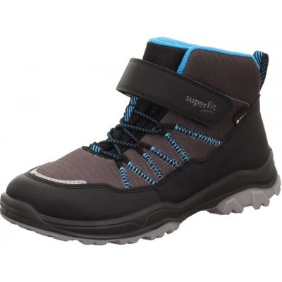 Superfit chlapecké zimní boty Jupiter Black/Turquoise Gore-Tex 1-000055-0000 – Zboží Mobilmania