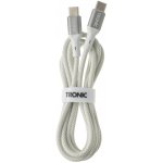 TRONIC Nabíjecí a datový kabel (USB-C, USB-C, bílá) – Hledejceny.cz