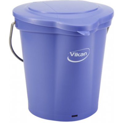 Vikan Fialový plastový kbelík s víkem 6 l – HobbyKompas.cz