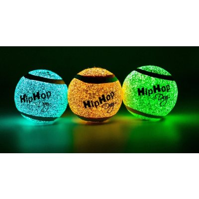 Hip Hop tenisový míč sportovní pískací 6,5 cm 3 ks – Zbozi.Blesk.cz