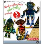 Anděl Sada škrabacích obrázků s doplňky roboti – Zboží Mobilmania