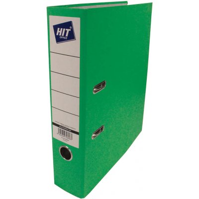 Hit Office Pořadač A4 pákový prešpán hřbet 7,5 cm zelená – Sleviste.cz
