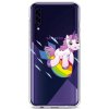 Pouzdro a kryt na mobilní telefon Samsung Pouzdro TopQ Samsung A30s silikon Flying Unicorn