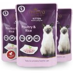 Nuevo Cat Kitten Poultry & Rice 85 g – Sleviste.cz