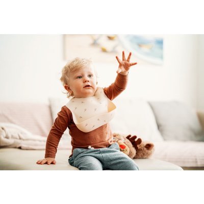 Petite&Mars bryndák silikonový Sam Beige Dandelion – Zboží Dáma