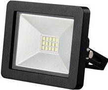 Solight LED venkovní reflektor SLIM, 10W, 700lm, 3000K, černý SOLIGHT WM-10W-G