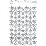 Arch Holografické dekorační samolepky stříbrné hvězdičky 1 arch – Sleviste.cz