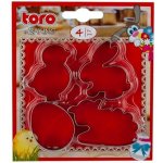 TORO Velikonoční vykrajovátka 4 ks ovce, kuře, králík, vejce – Hledejceny.cz