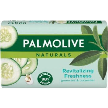 Palmolive Naturals Revitalizing Freshness toaletní mýdlo Green Tea & Cucumber 90/100 g