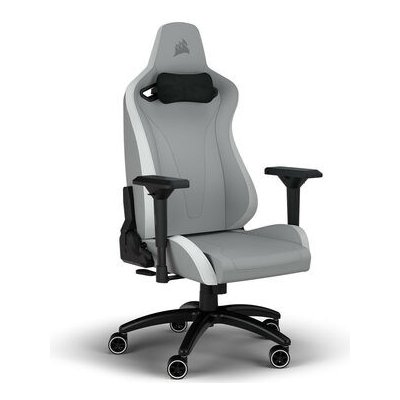 Corsair TC200 Faux Leather Standard Fit Light Grey/White – Zbozi.Blesk.cz