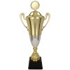 Pohár a trofej Kovový pohár s poklicí Zlato-stříbrný 62,5 cm 22 cm