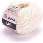 Yarn Art příze YarnArt Jeans 03 smetanová – Sleviste.cz