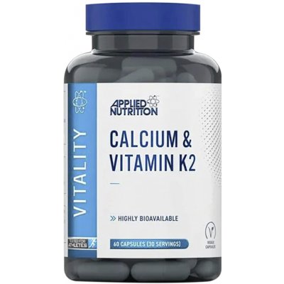 Applied Nutrition Vápník & Vitamín K2 60 kapslí – Hledejceny.cz