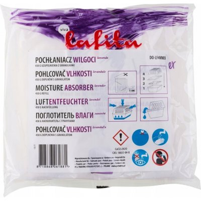 Lafita Náplň do pohlcovače vlhkosti levandule 450g – Sleviste.cz