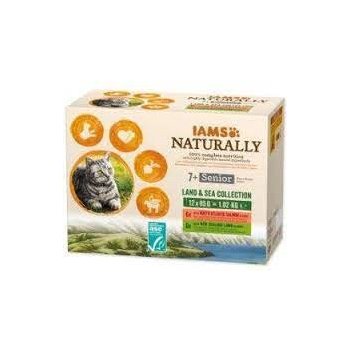 Iams CAT Natur. Senior Land&Sea Col. 12 x 85 g