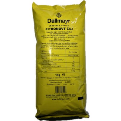 Dallmayr citrónový čaj 1 kg – Zbozi.Blesk.cz