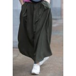 Italy fashion dlouhá sukně Angie khaki – Zboží Mobilmania