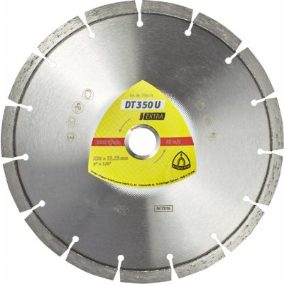 Diamantové řezné kotouče DT 350 U KLINGSPOR Varianta: DT 350 U 350X3X25,4 – Hledejceny.cz