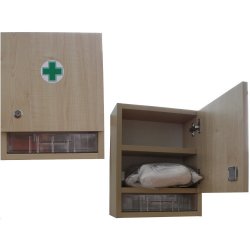 Štěpář Nástěnná lékárnička pro 30 osob dřevěná