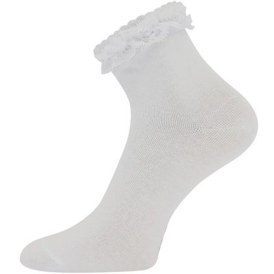 Dívčí ponožky s krajkou Krajik bílá – Zboží Dáma