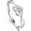 Prsteny Mabell Dámský stříbrný prsten DAVINA CZ221TL 180C45
