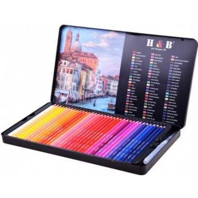 Set akvarelové pastelky, 72ks – Zboží Dáma