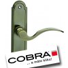 Dveřní kování Cobra VENEZIA – PZ RE – 90 mm bronz česaný