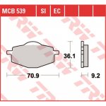 Přední brzdové destičky TRW / Lucas Yamaha XC 125 F Cygnus 2000 - 2004 – Hledejceny.cz