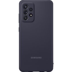 Pouzdro a kryt na mobilní telefon Samsung Silicone Cover Galaxy A52 černá EF-PA525TBEGWW