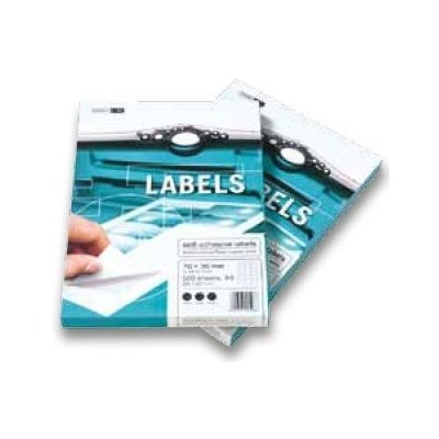 Mondi Samolepicí etikety 100 listů ( 4 etikety 105 x 148,5 mm) EL/MF-4L105x148.5 – Zboží Živě