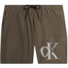 Koupací šortky, boardshorts Calvin Klein swimwear plavecké šortky KM0KM00800 Khaki