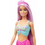 Barbie Mořská panna Panenka Dlouhé vlasy HRR00 – Zboží Dáma