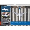 Kalendář Airliners Air-to-air Wand DIN A3 quer CALVENDO Monats 2024