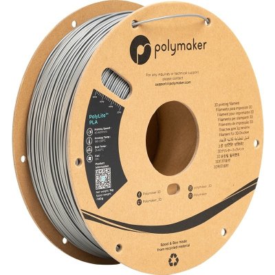 Polymaker PolyLite PLA Steel Grey 1,75mm 1kg – Zboží Živě