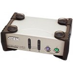 Aten CS-82A KVM elektronický přepínač, pro 2 PC, 1xVGA, 1xkláv., 1xmyš, stolní – Sleviste.cz