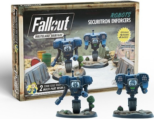 Modiphius Entertainment Fallout: Wasteland Warfare Robots: Securitron Enforcers